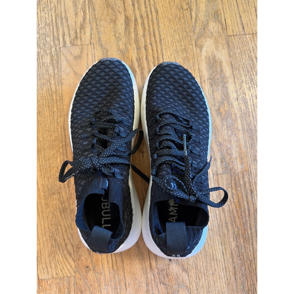NOBULL Black Knit Runner Womens 9 Mens 7.5 Training Running Shoes Sneakers Scuff - Picture 4 of 7